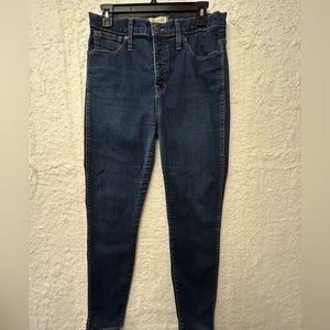 Madewell 10” high rise skinny jeans womens size 30.‎